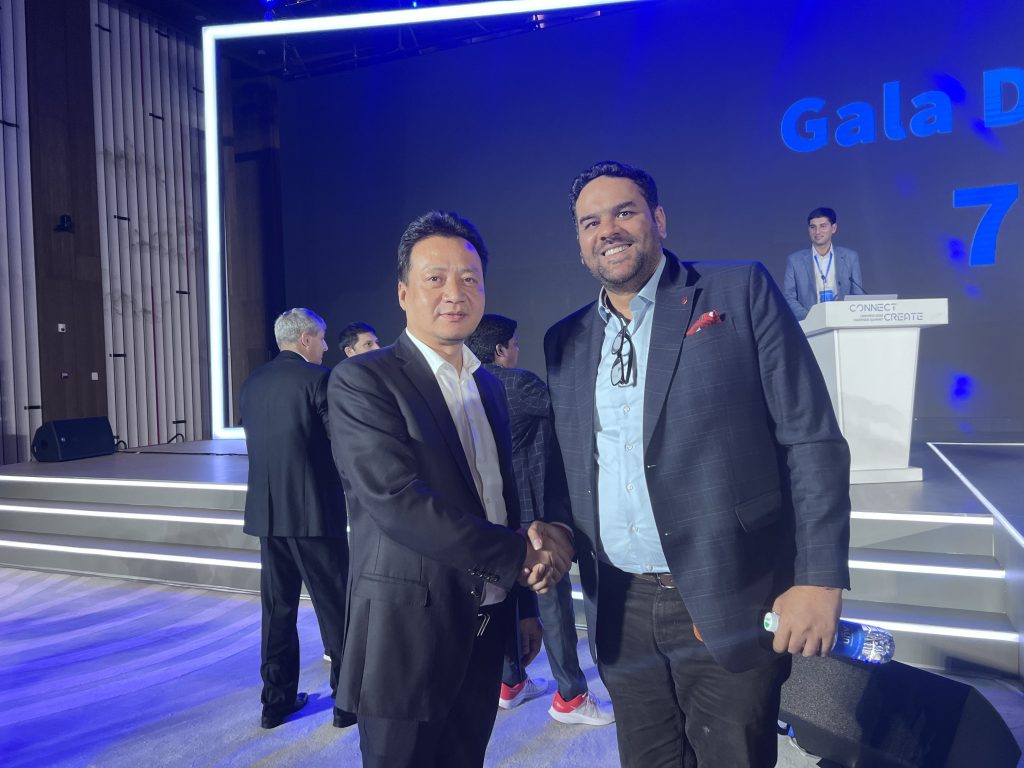OUR CEO MET UNV-CEO Mr. HERMIT ZHANG